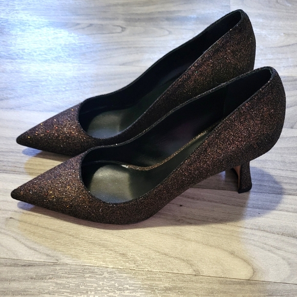 M. Gemi Sparkle Pointed Heels - Picture 3 of 8